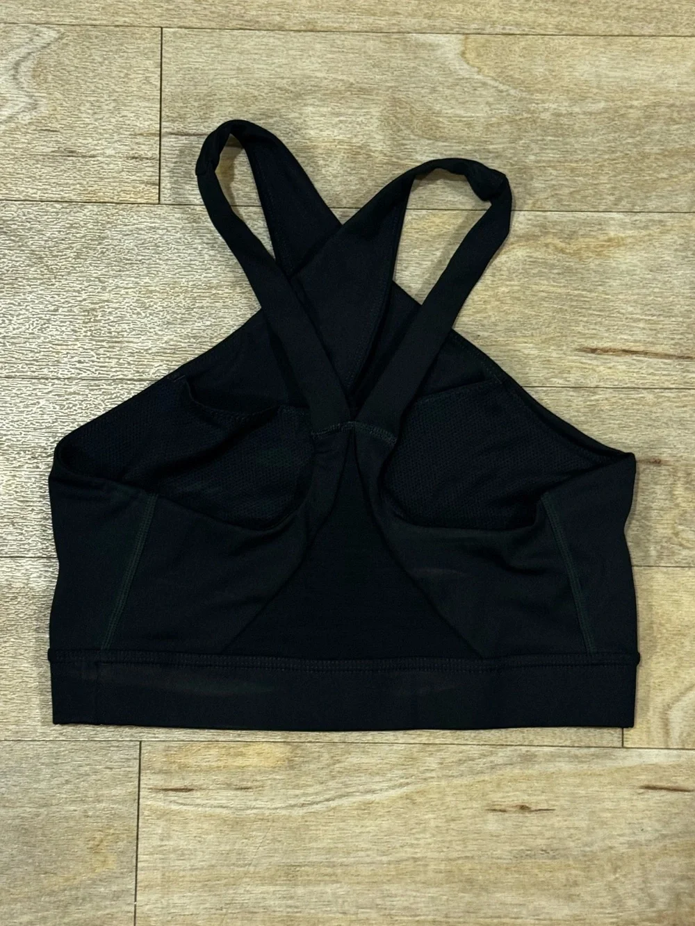 Nike Dri-FIT Swoosh Icon Clash Wrap Sports Bra Black Size Medium